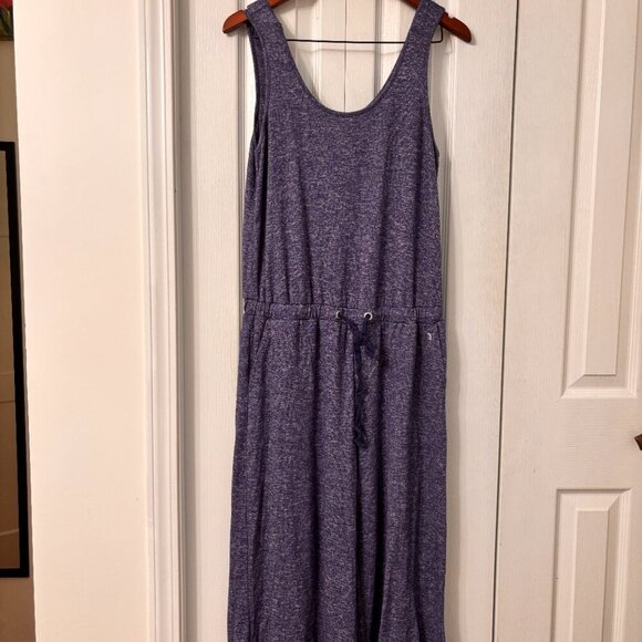 Hyba Womens Boho Jumpsuit Romper WideLeg Cropped Drawstring Oversized Sz Sm - Picture 1 of 16